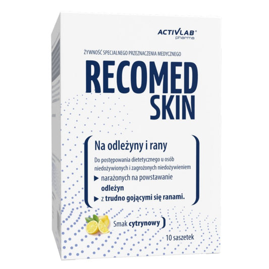 Proszek do picia RECOMED SKIN na odleżyny i rany 10 saszetek po 25 g