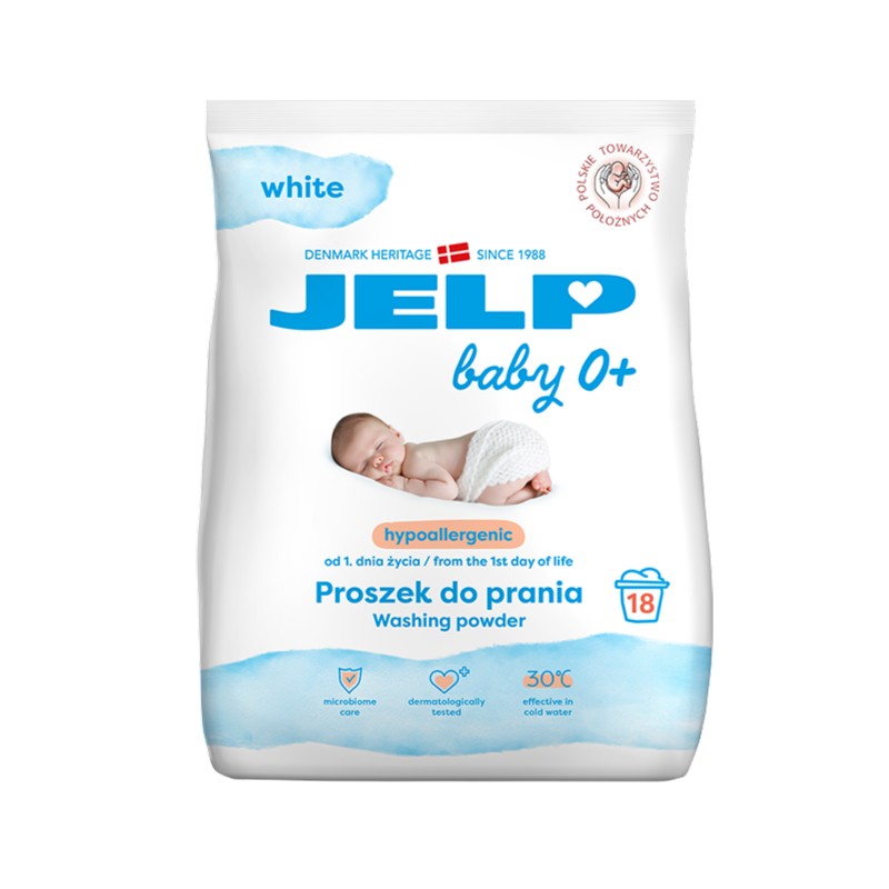 Proszek do prania białego JELP Baby 0+