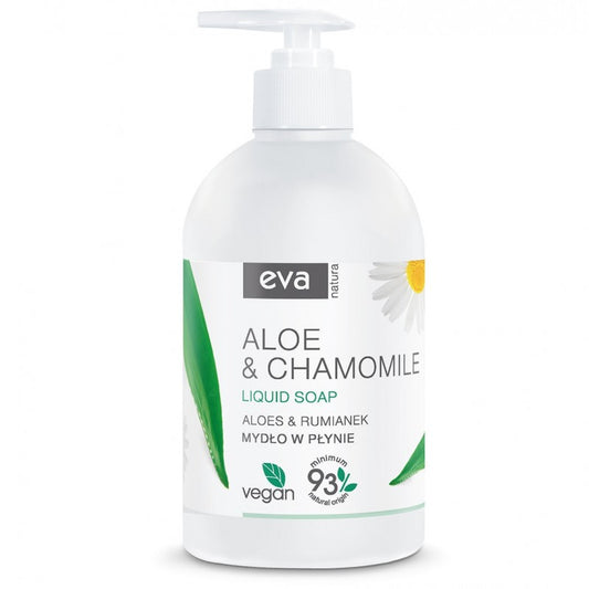 Kremowe mydło w płynie Eva Natura Aloes i Rumianek 500 ml