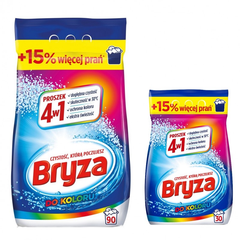 Proszek do prania koloru Bryza 4w1
