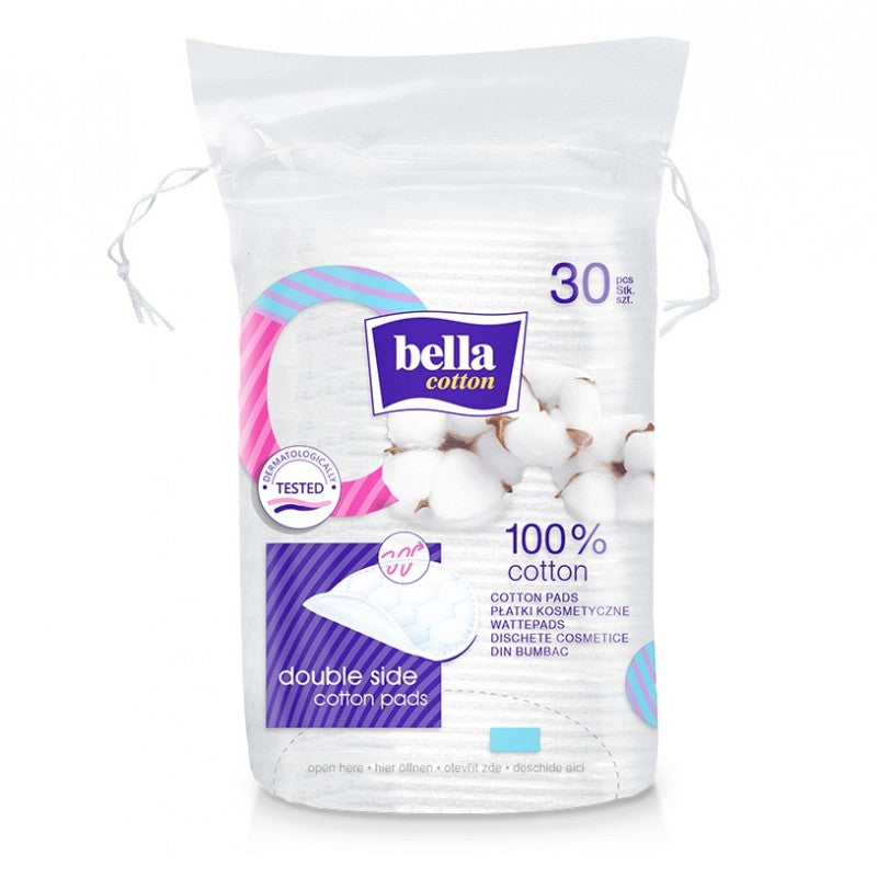Okrągłe płatki kosmetyczne Bella Cotton