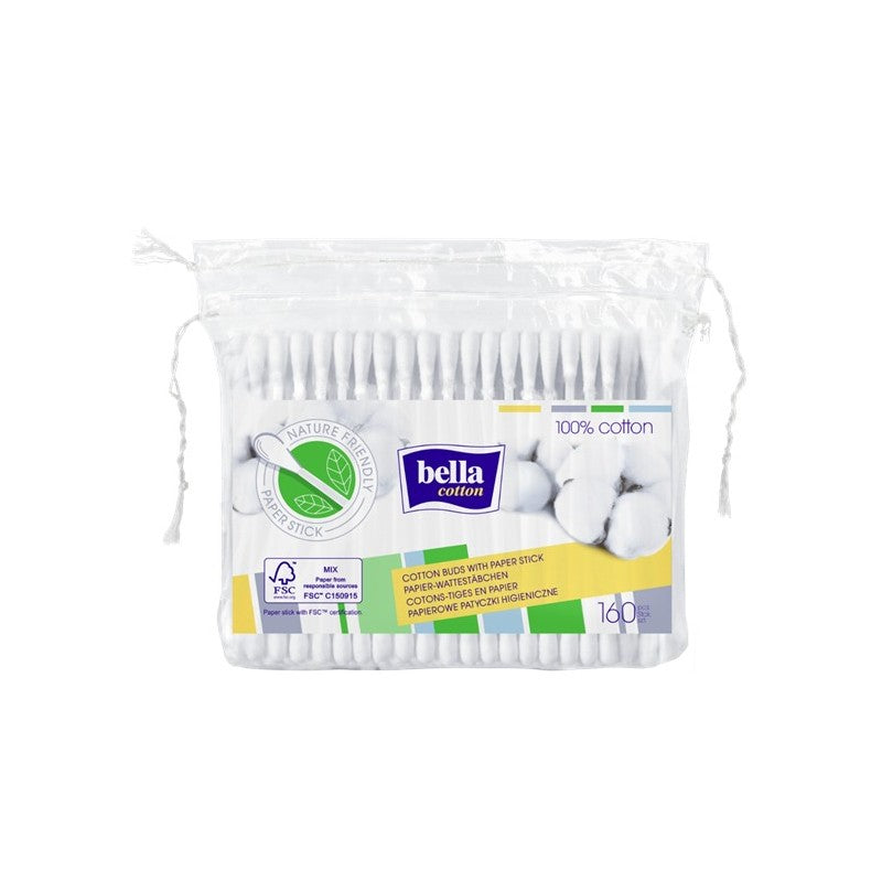 Papierowe patyczki higieniczne Bella Cotton