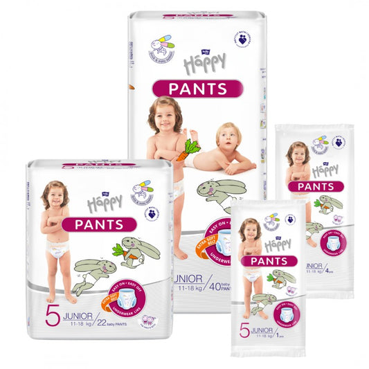 Pieluchomajtki dla dzieci Happy Pants Junior 11-18 kg