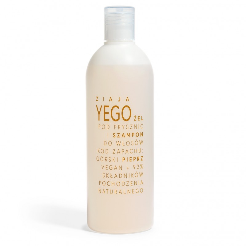 Żel pod prysznic i szampon dla mężczyzn ZIAJA YEGO Górski pieprz 400 ml