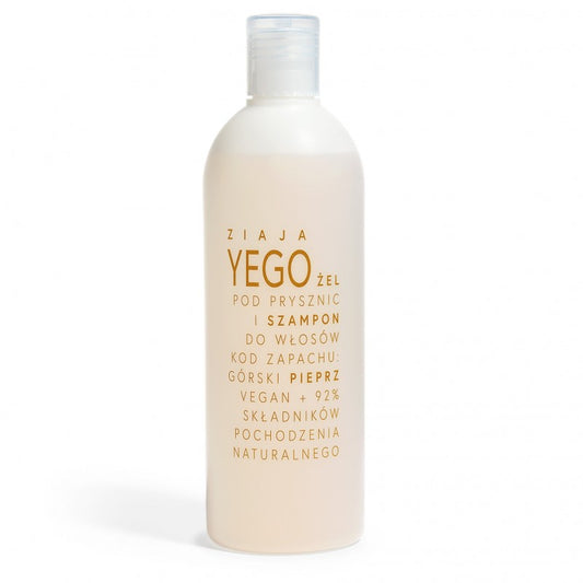 Żel pod prysznic i szampon dla mężczyzn ZIAJA YEGO Górski pieprz 400 ml
