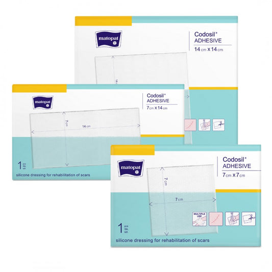 Tricomed Codosil ADHESIVE Silikonowy opatrunek na blizny