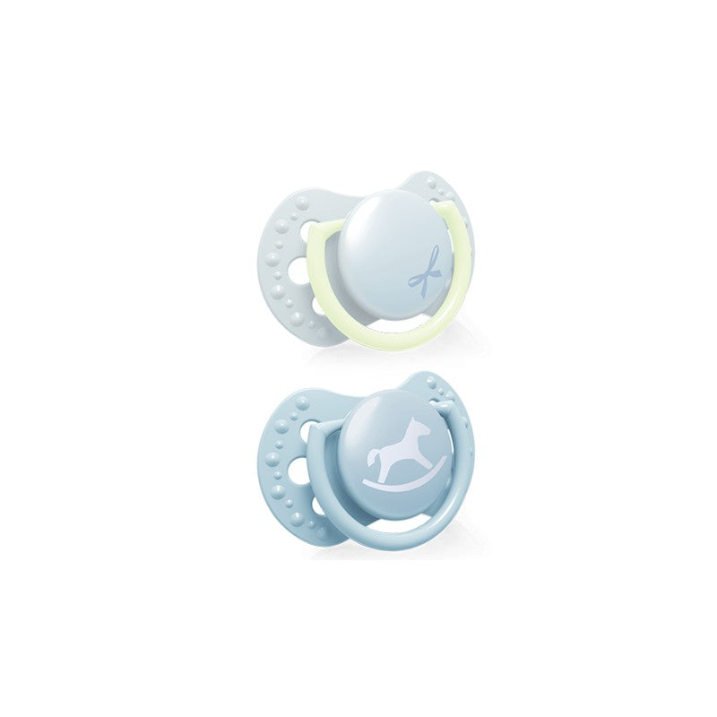 Smoczek silikonowy dynamiczny LOVI Baby Shower 2 szt.