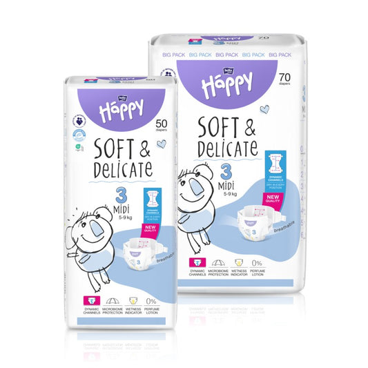 Pieluszki Bella Baby Happy 3 Midi 5-9 kg