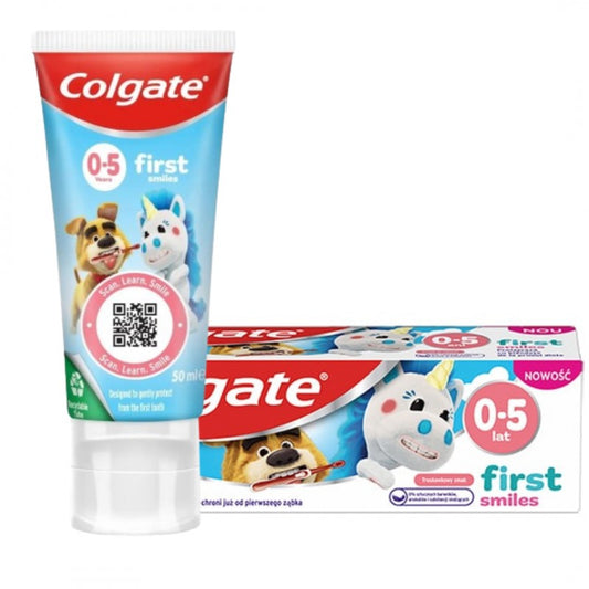 Pasta do zębów dla dzieci Colgate Kids First Smiles 0-5 lat 50 ml