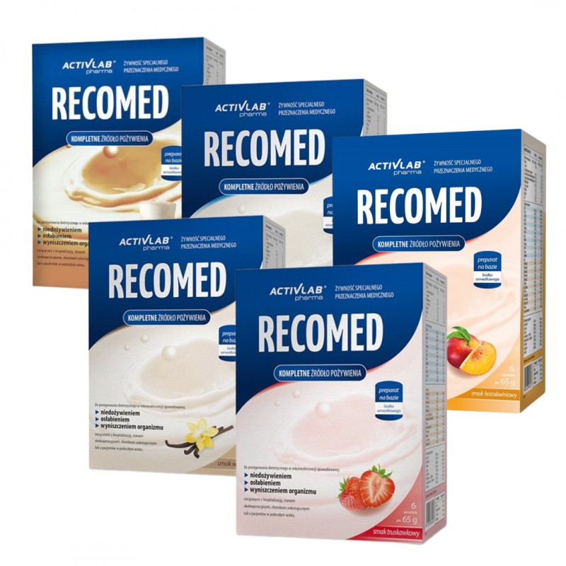 Koktajl odżywczy RECOMED Activlab Pharma 6 saszetek po 65 g