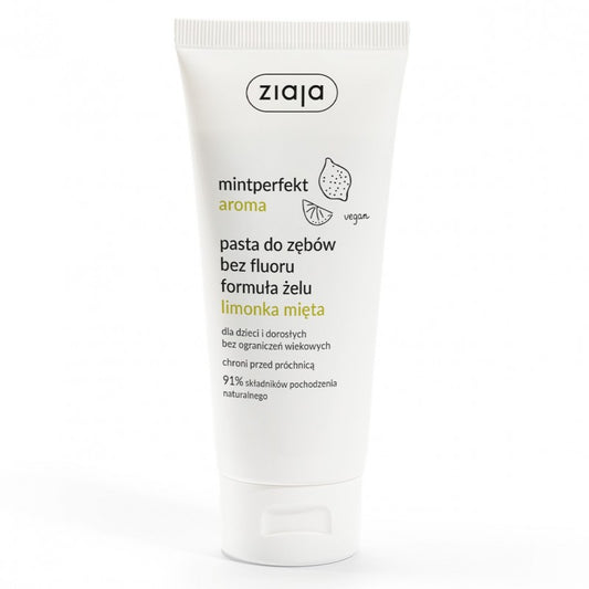 Pasta do zębów ZIAJA Mintperfekt Aroma Limonka Mięta 100 ml