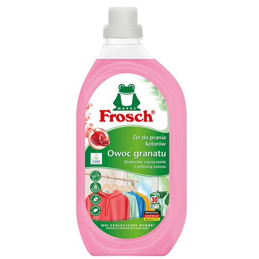Żel do prania kolorów Frosch Owoc granatu 1,5 l