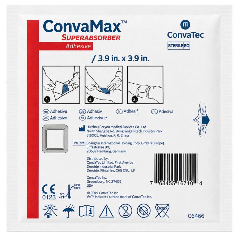 Opatrunek chłonny przylepny ConvaMax Superabsorber ConvaTec 1 szt.