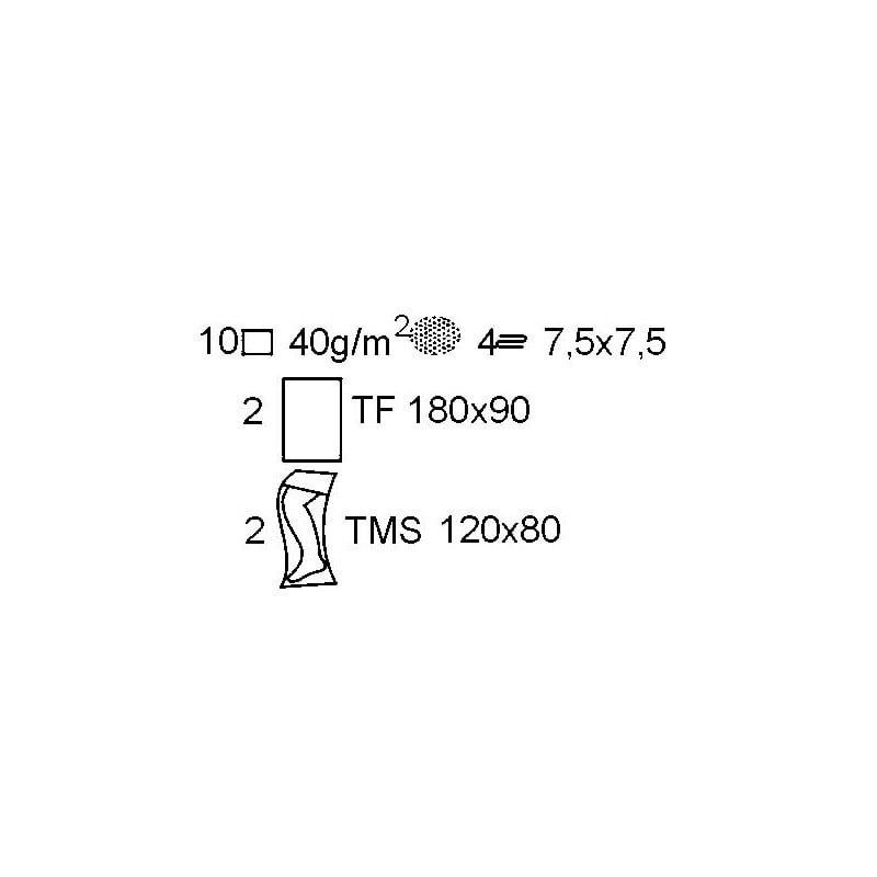 Matoset Uniwersalny zestaw zabiegowy Torebka papierowo-foliowa