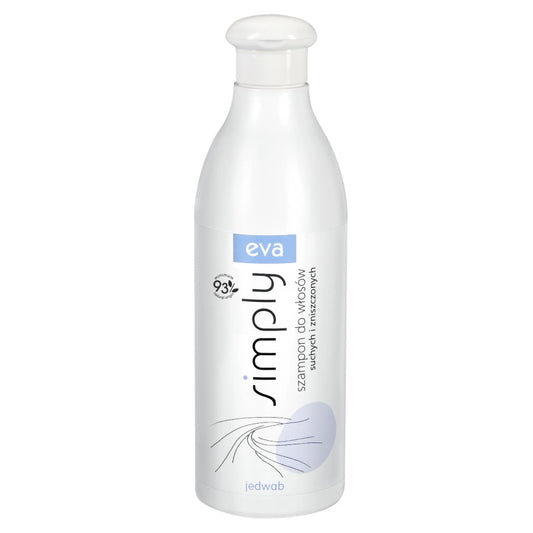 Szampon do włosów suchych i zniszczonych Eva Simply Jedwab 500 ml