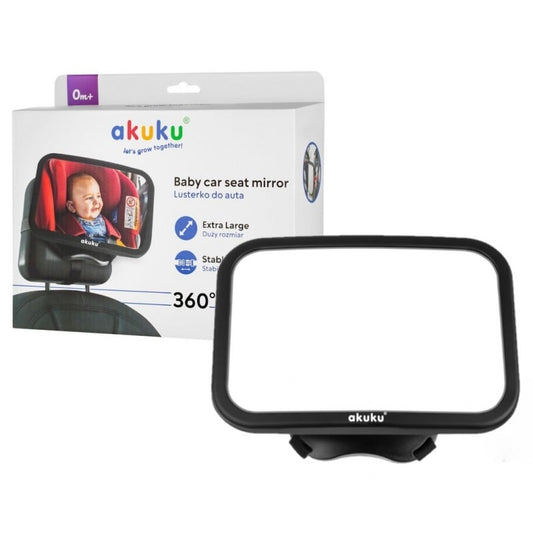 Lusterko do obserwacji dziecka w aucie 360° Akuku
