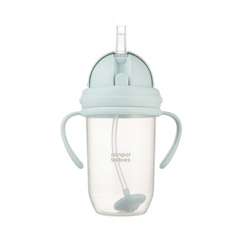 Kubek niekapek Canpol Babies z rurką i odważnikiem 270 ml