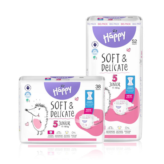 Pieluszki Bella Baby Happy 5 Junior 11-18 kg