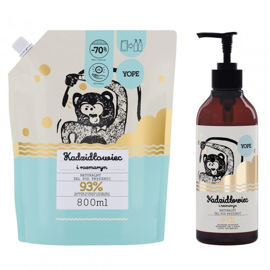 Żel pod prysznic YOPE Kadzidłowiec i rozmaryn