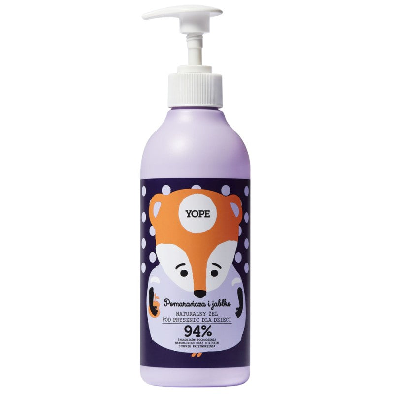 Żel pod prysznic dla dzieci YOPE Pomarańcza i Jabłko 400 ml