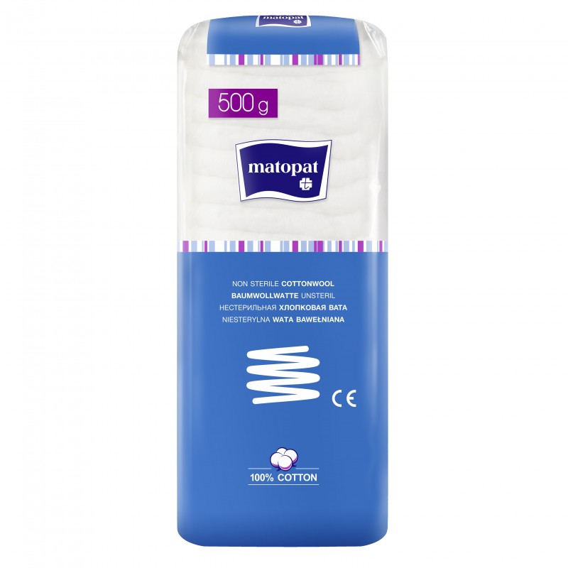 Wata bawełniana opatrunkowa Matopat 500 g