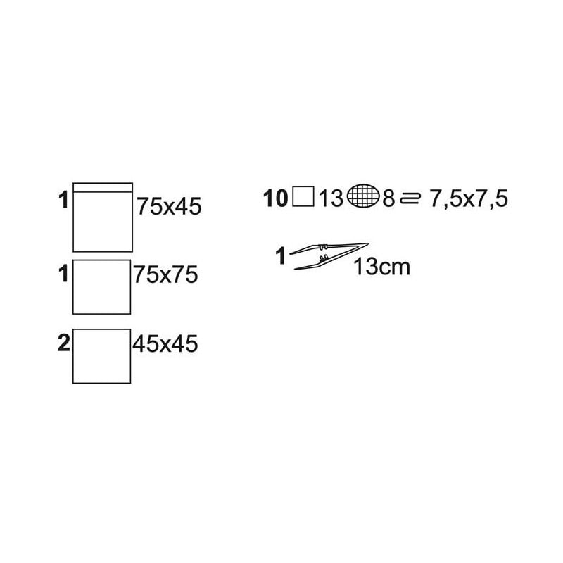 Matoset Uniwersalny zestaw zabiegowy Torebka papierowo-foliowa