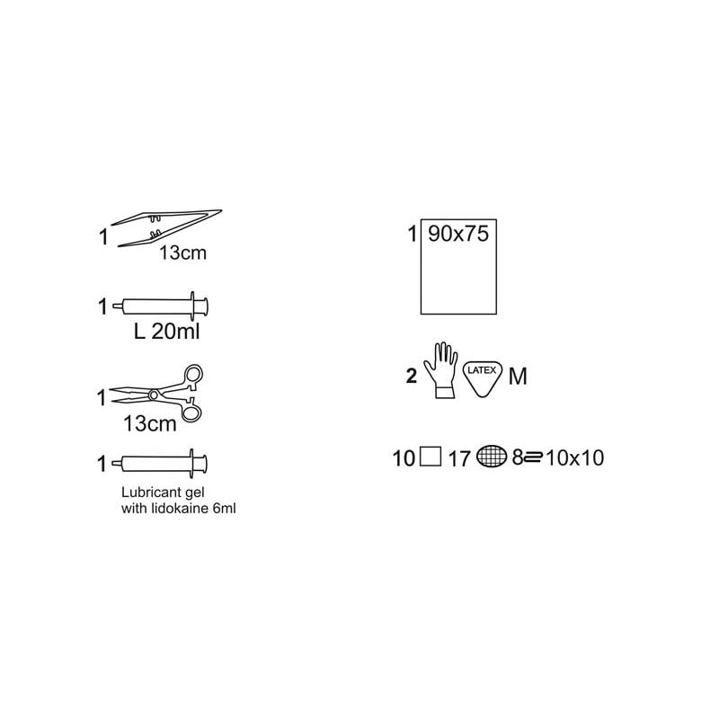 Zestaw do cewnikowania Torebka papierowo-foliowa Matoset