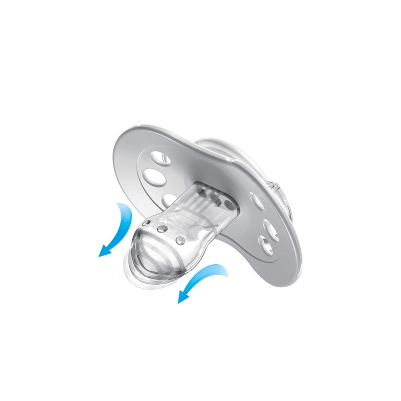 Smoczek silikonowy dynamiczny LOVI Baby Shower 2 szt.