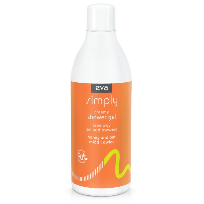 Żel do mycia ciała Eva Simply Miód i owies 500 ml