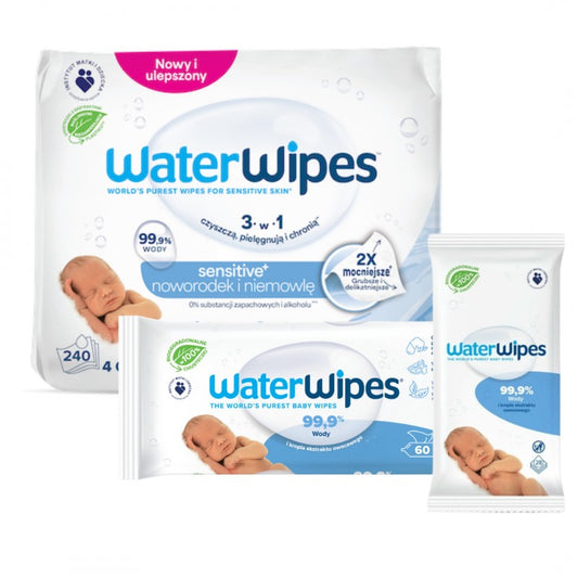 Chusteczki nawilżane WaterWipes BIO nasączone wodą