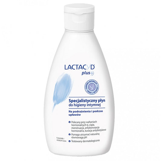 Lactacyd Plus Płyn ginekologiczny na podrażnienia i upławy 200 ml