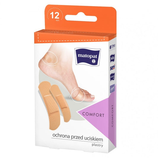 Matopat COMFORT Mix Plastry z opatrunkiem o miękkim podłożu