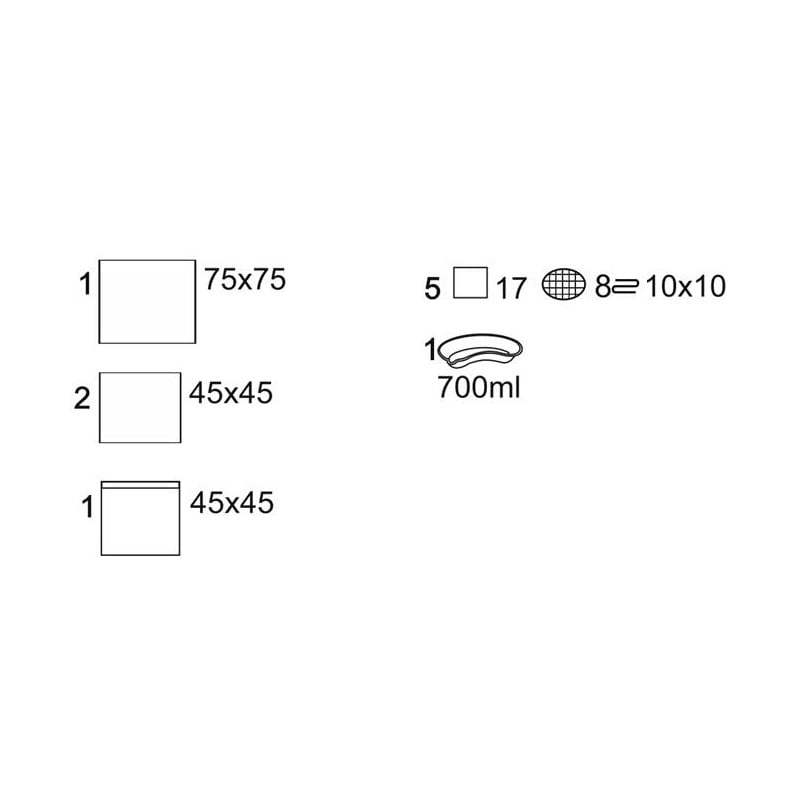 Matoset Uniwersalny zestaw zabiegowy Torebka papierowo-foliowa
