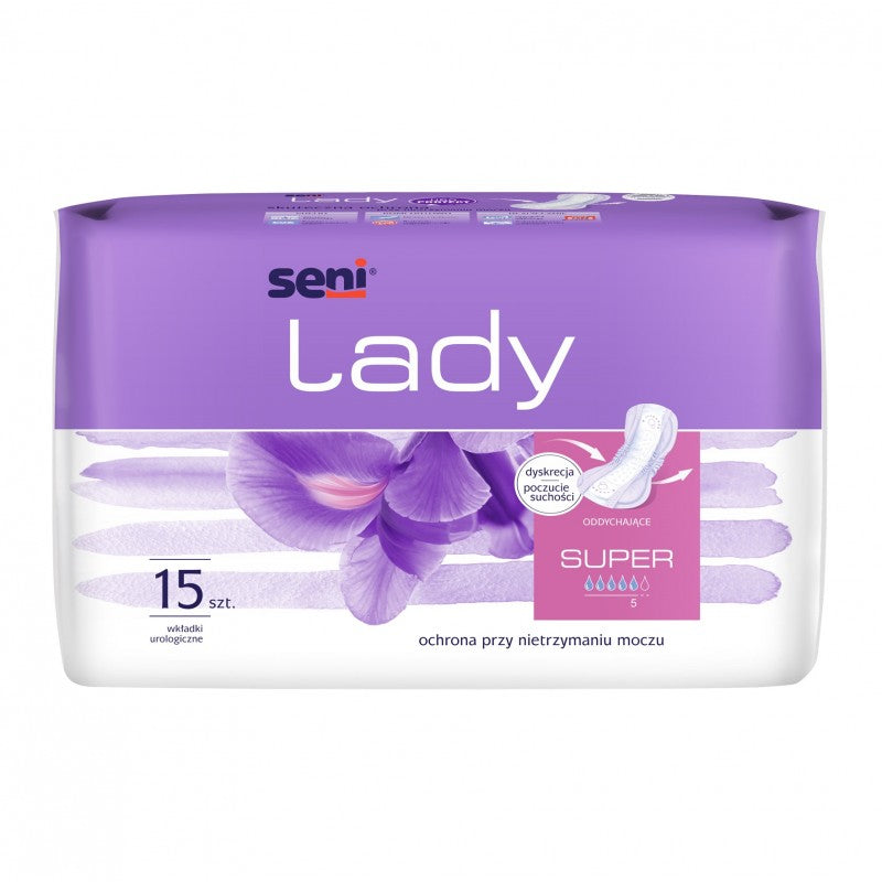 Wkładki urologiczne dla kobiet Seni Lady Super