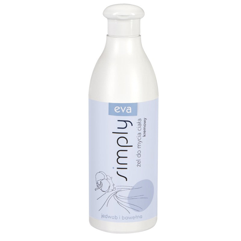 Żel do mycia ciała Eva Simply Jedwab i bawełna 500 ml