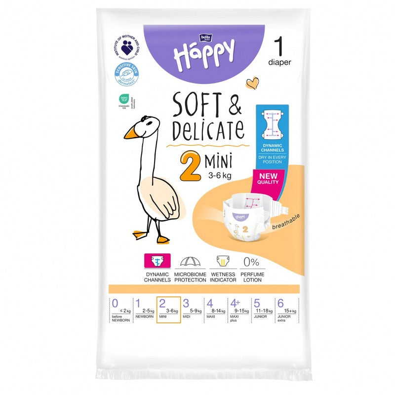 Pieluszki Bella Baby Happy 2 Mini 3-6 kg