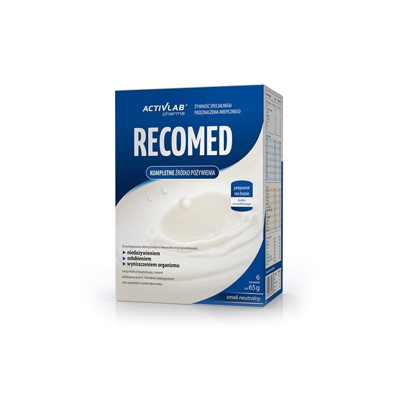 Koktajl odżywczy RECOMED Activlab Pharma 6 saszetek po 65 g