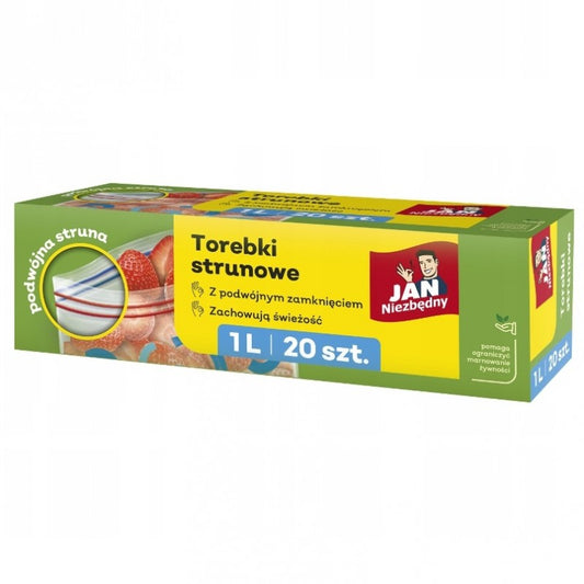 Woreczki strunowe 1 l Jan Niezbędny 20 szt.