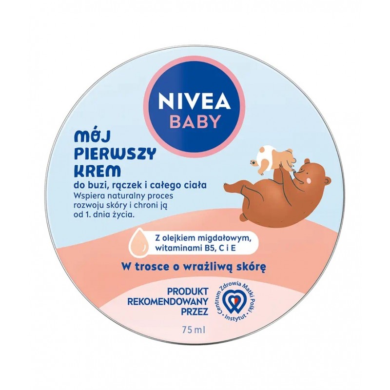Mój pierwszy krem NIVEA BABY do buzi, rączek i całego ciała 75 ml
