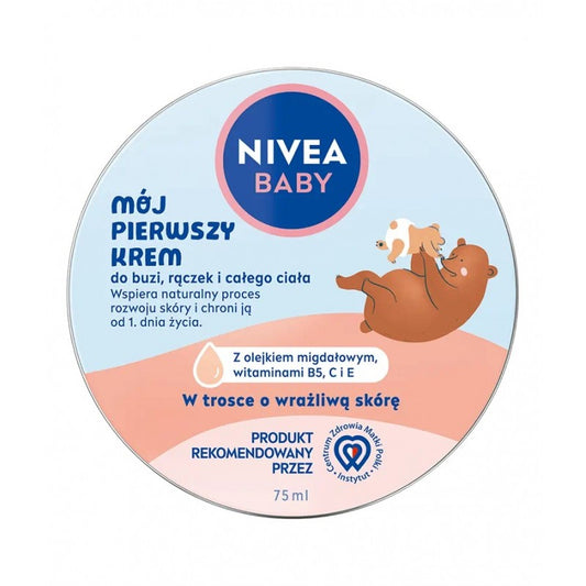 Mój pierwszy krem NIVEA BABY do buzi, rączek i całego ciała 75 ml