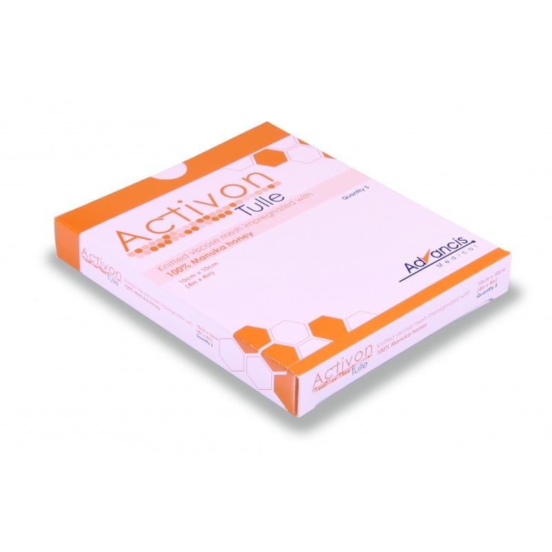 Opatrunek Activon Tulle, nasączony miodem Manuka