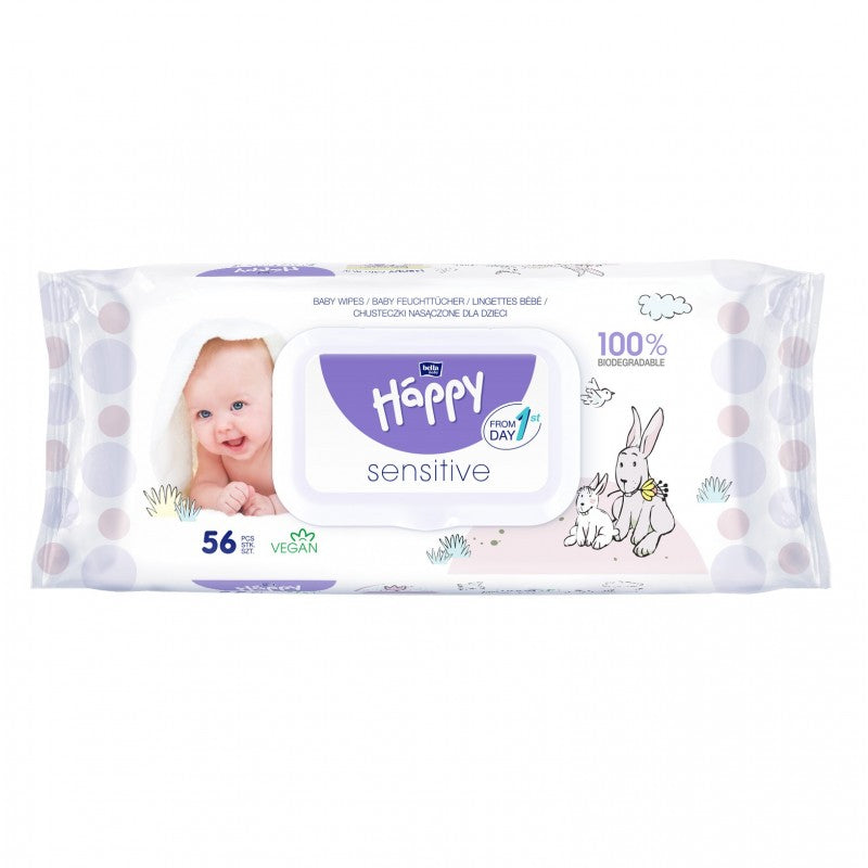 Chusteczki nawilżane Bella Baby Happy Sensitive