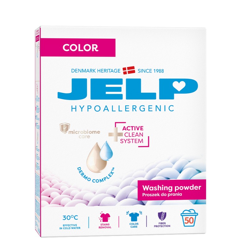 Proszek do prania kolorów JELP Hypoallergenic