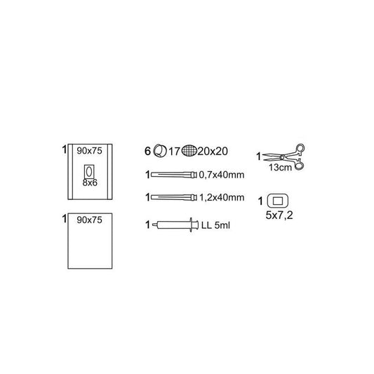 Matoset Zestaw do wkłucia lędźwiowego Torebka papierowo-foliowa