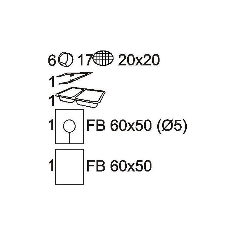 Matoset Zestaw zabiegowy jałowy Torebka papierowo-foliowa z etykietą TAG