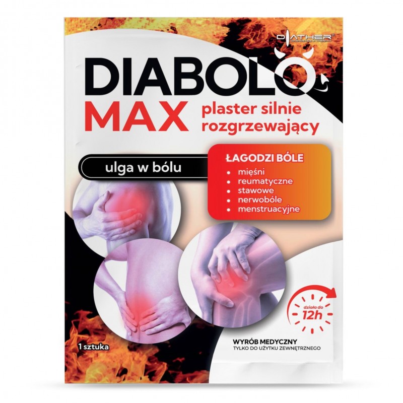 Plaster silnie rozgrzewający DIABOLO MAX 1 szt.
