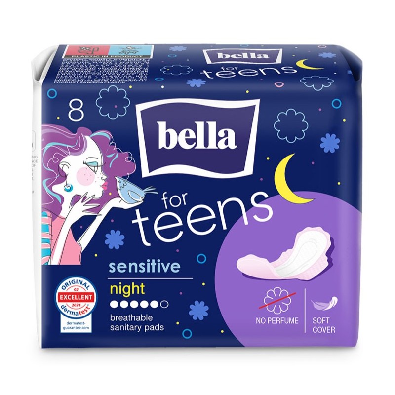 Podpaski Bella For Teens Night Sensitive na noc