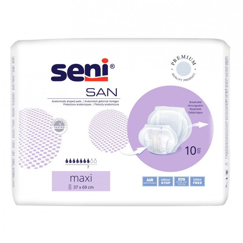 Pieluchy anatomiczne Seni San Maxi