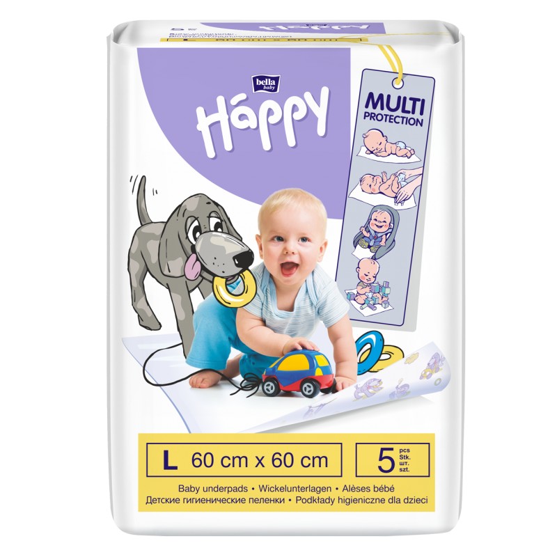 Podkłady do przewijania Bella Baby Happy 60x60cm