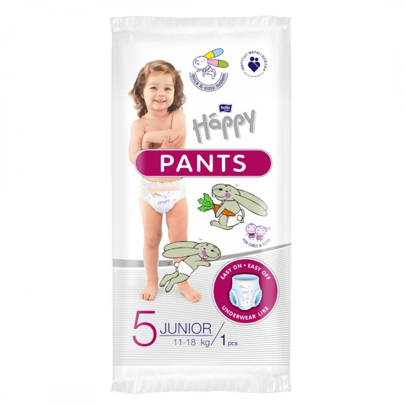 Pieluchomajtki dla dzieci Happy Pants Junior 11-18 kg